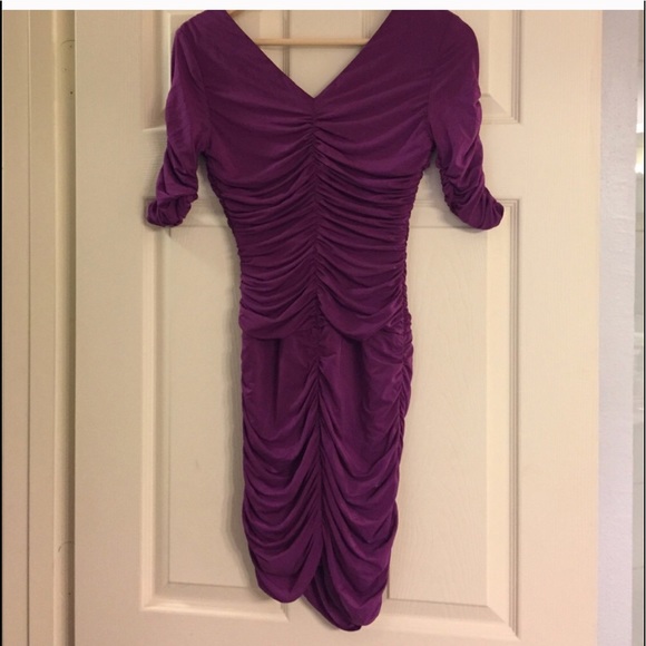 BCBG Maxazria purple dress - Picture 2 of 2